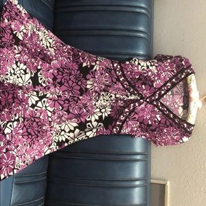 Apt. 9 purple floral dress